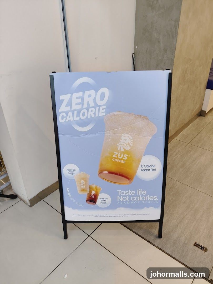 ZUS Coffee Zero Calorie Asamboi Series Advertisement