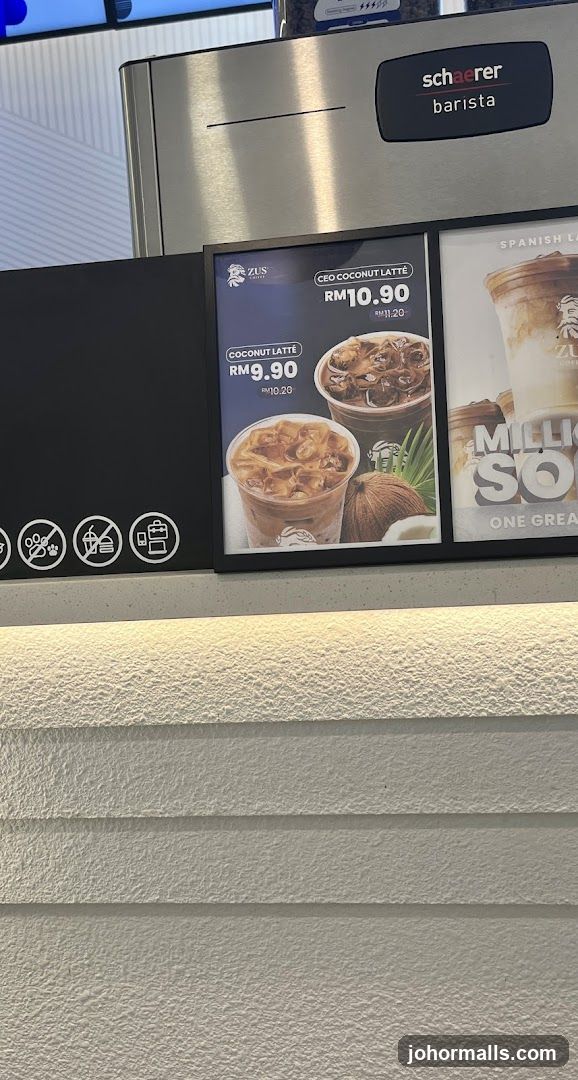 ZUS Coffee Menu