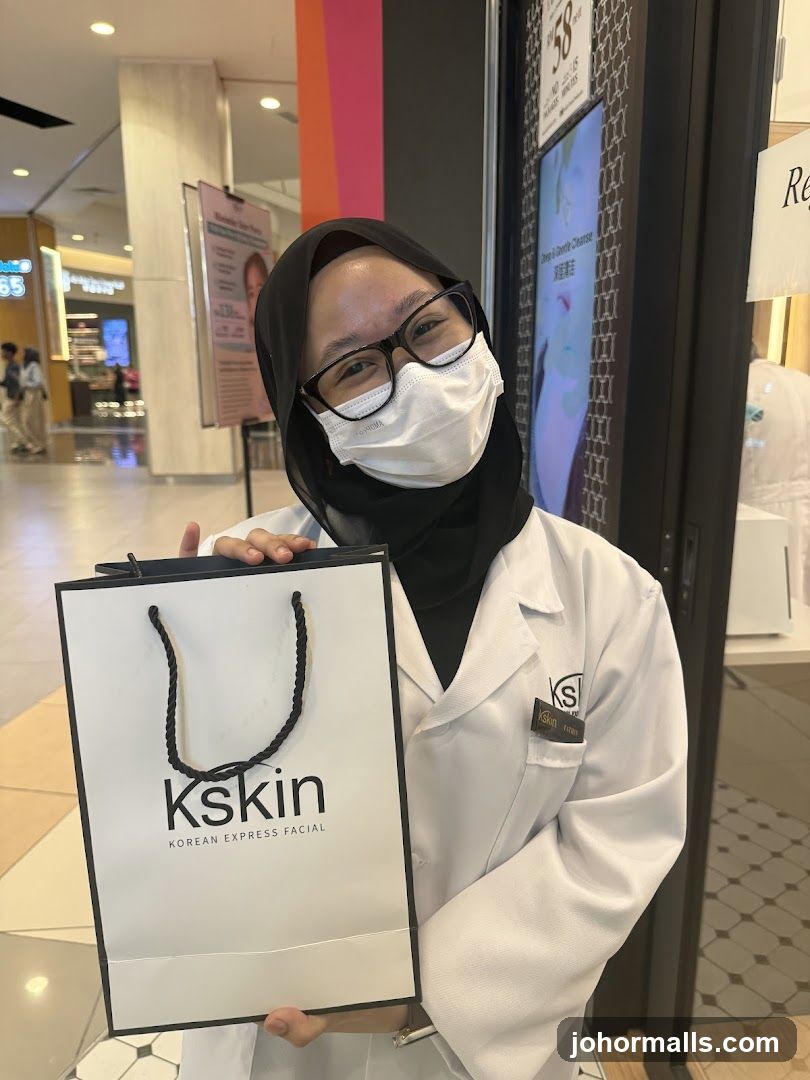 Woman holding a shopping bag