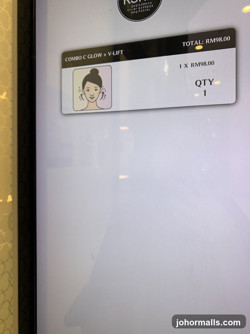Facial Treatment Display