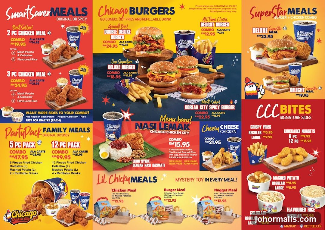 Chicago Chicken City Menu