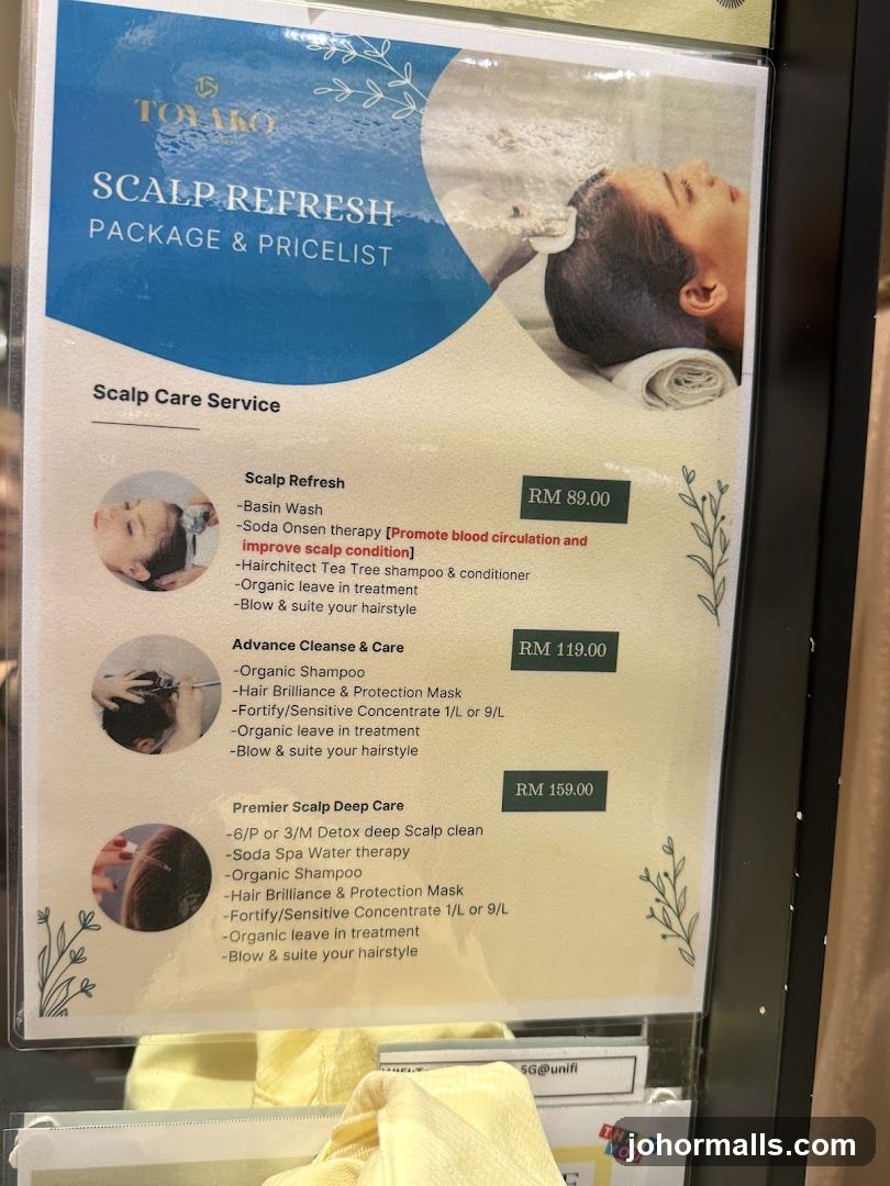 Scalp Refresh Package & Pricelist
