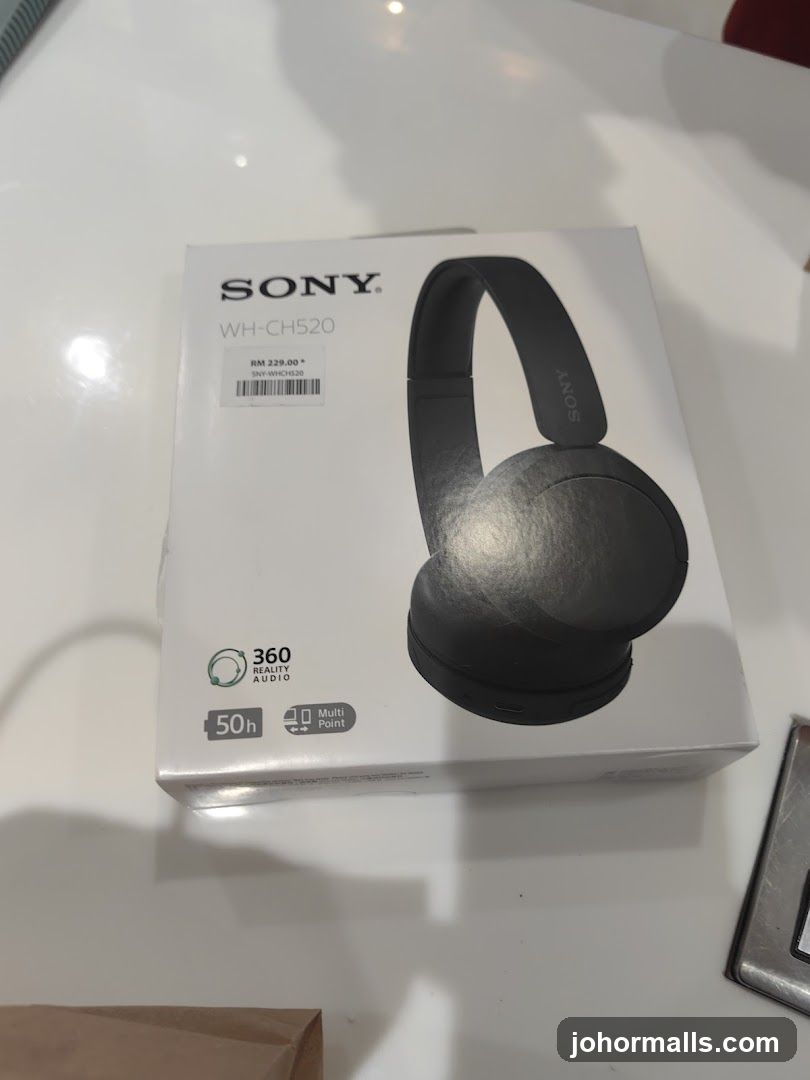 Sony WH-CH520 Headphones Box
