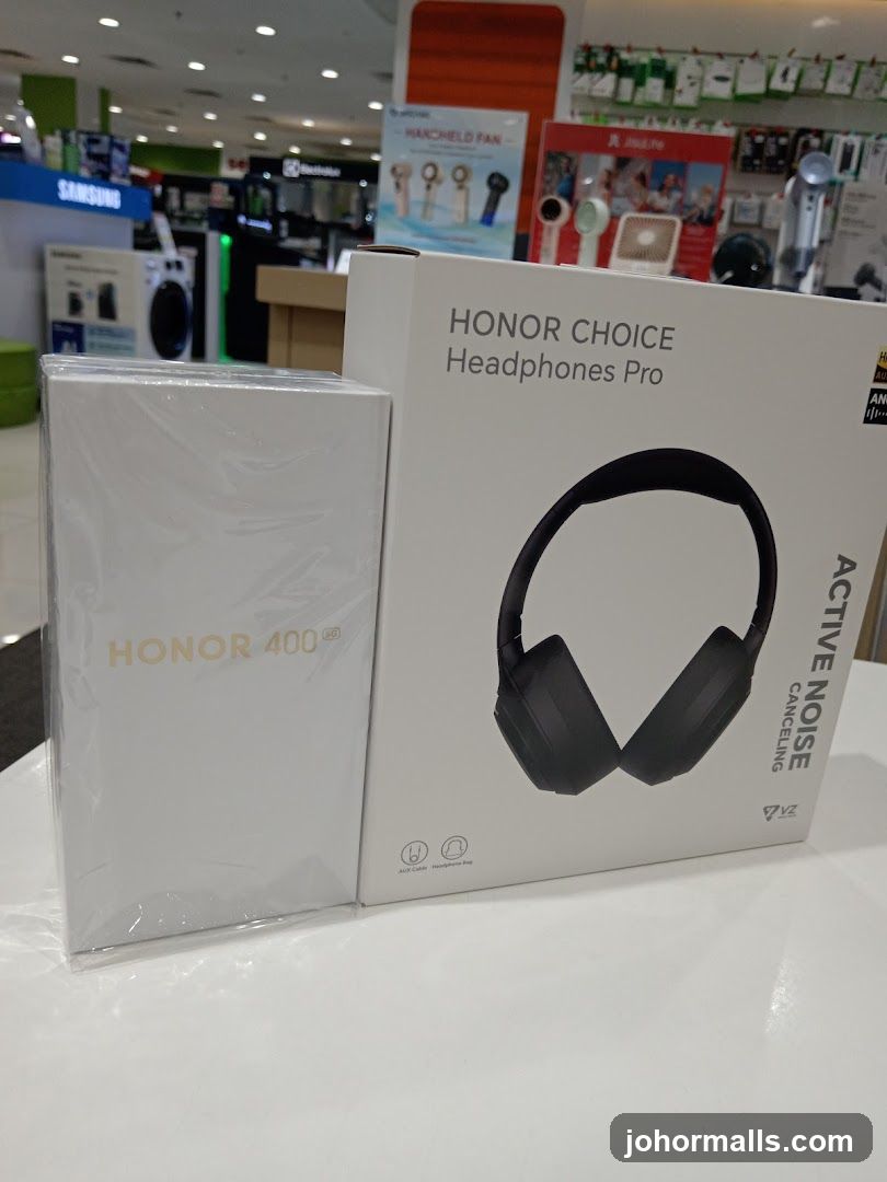 Honor Headphones and Phone