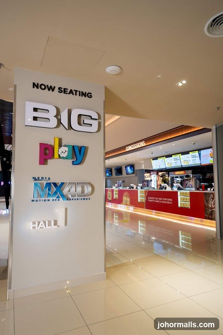Cinema Concessions and Seating Information