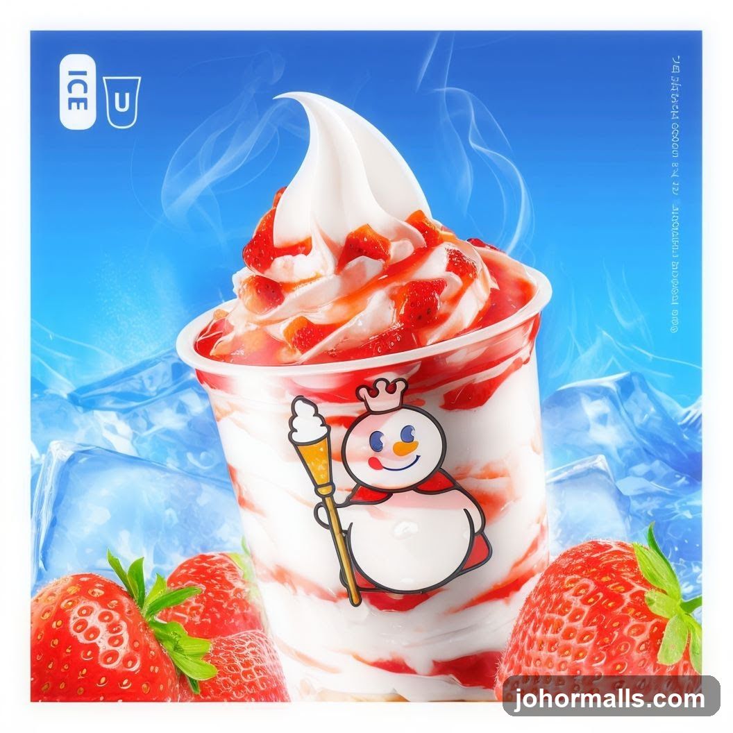 Strawberry Ice Cream Sundae