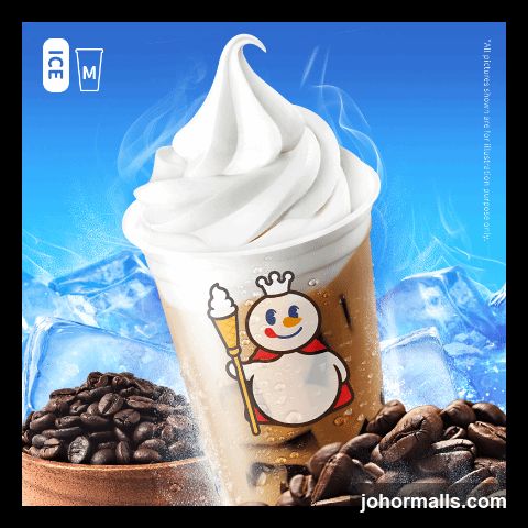 Iced Coffee with Cream Topping