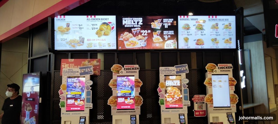 KFC Drive-Thru Menu Board and Self-Order Kiosks