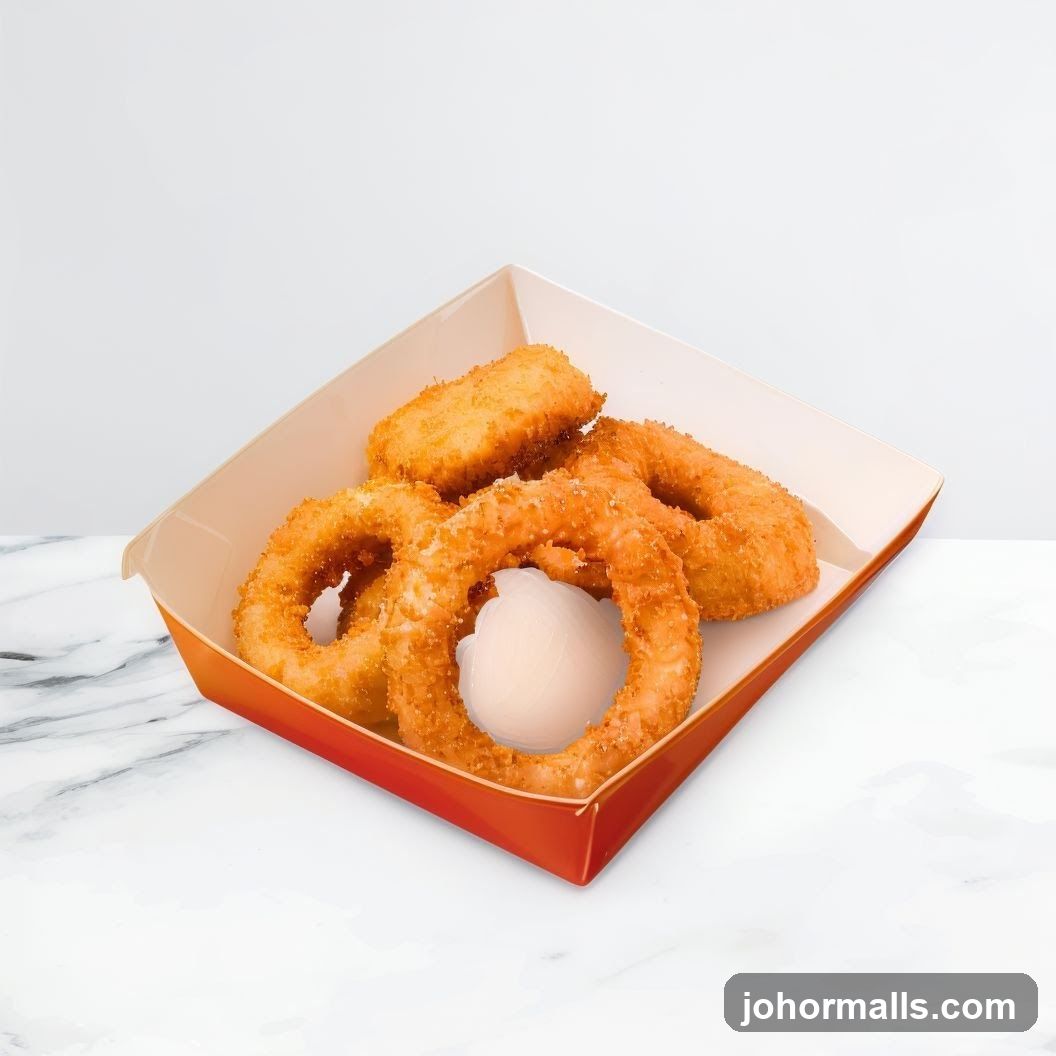 Onion Rings and Mozzarella Sticks