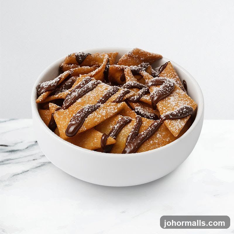 Churro Bites with Chocolate Drizzle