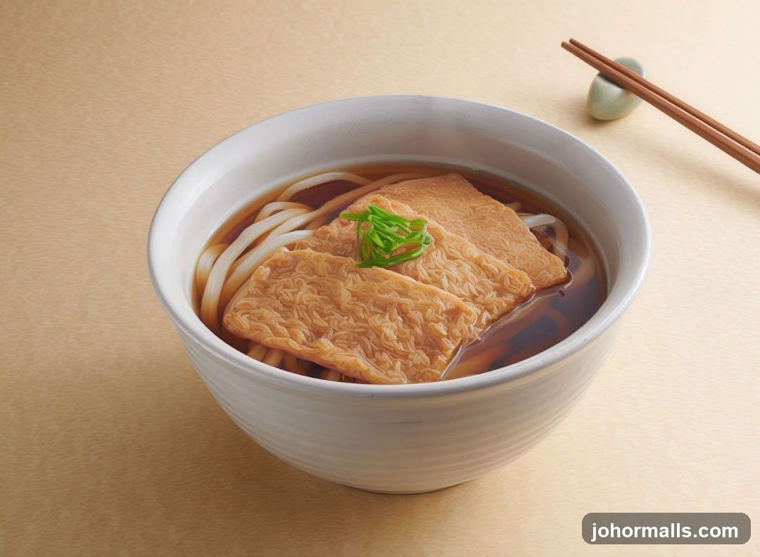 Udon Noodles with Fried Tofu