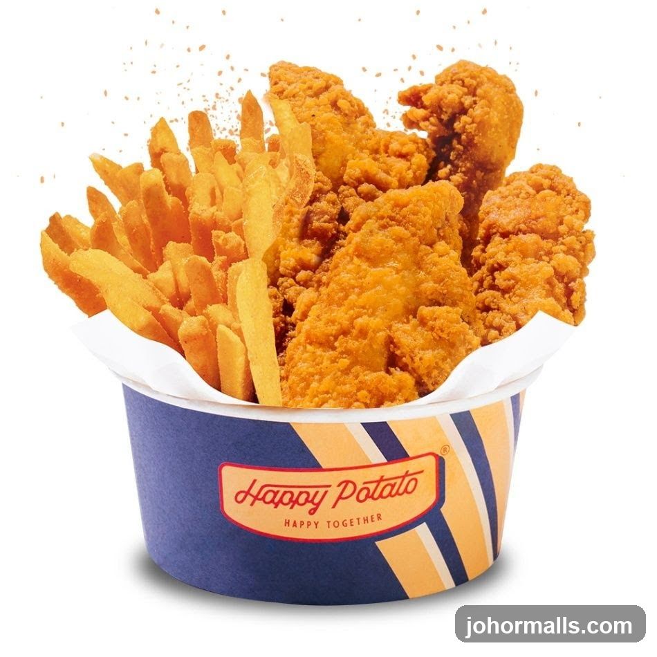 Fried Chicken and Fries Bucket