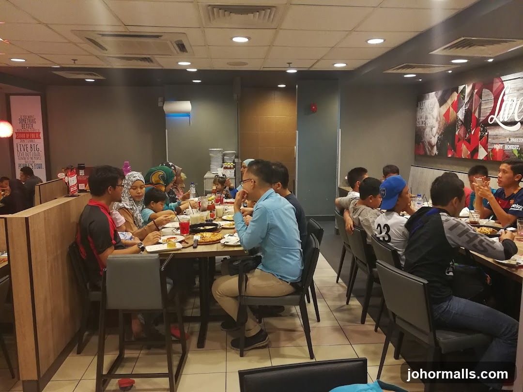 Restaurant Interior with Diners