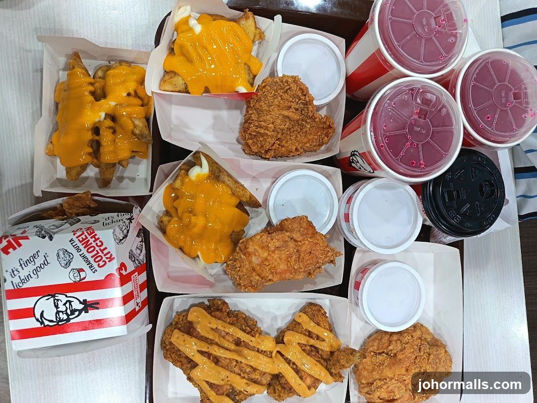 KFC Meal Spread