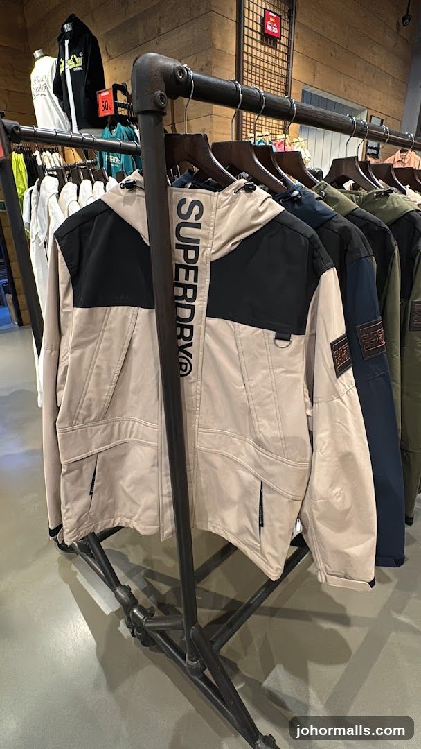 Superdry Jackets on Display