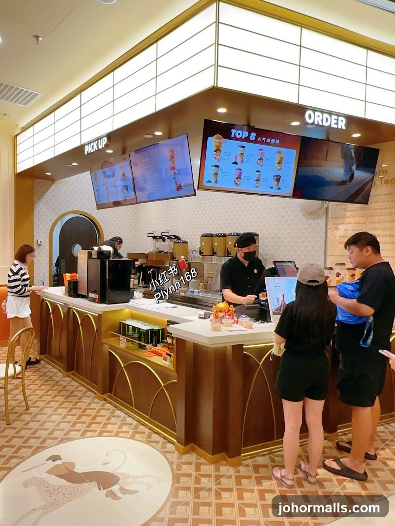 Bubble Tea Shop Counter