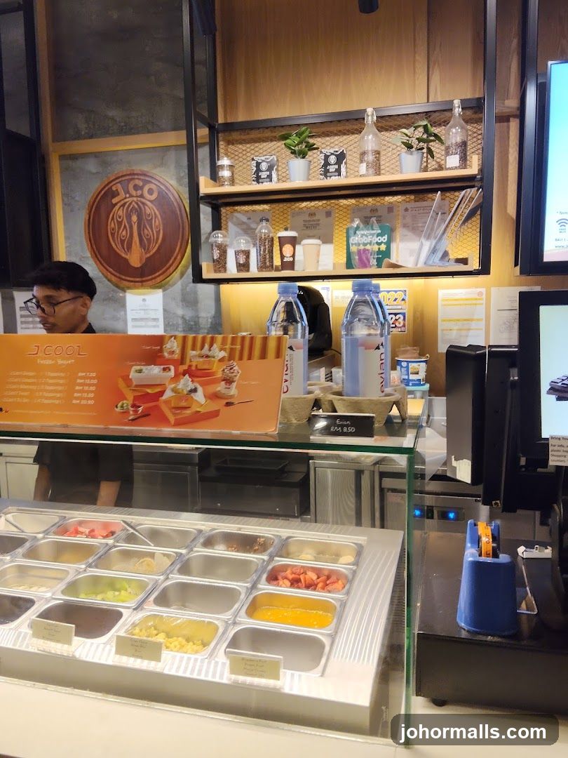 Dessert Topping Display