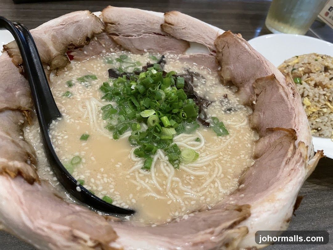 Ramen with Pork Belly and Fried Rice