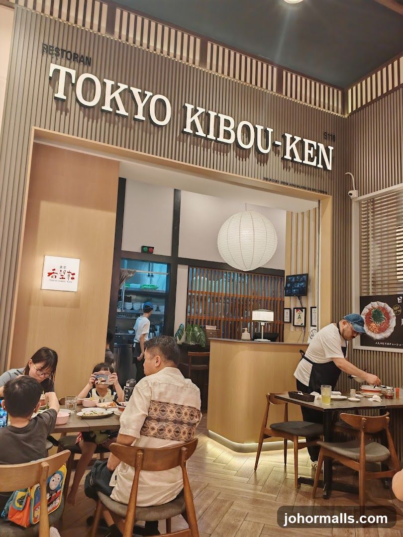 Restaurant Interior with Diners