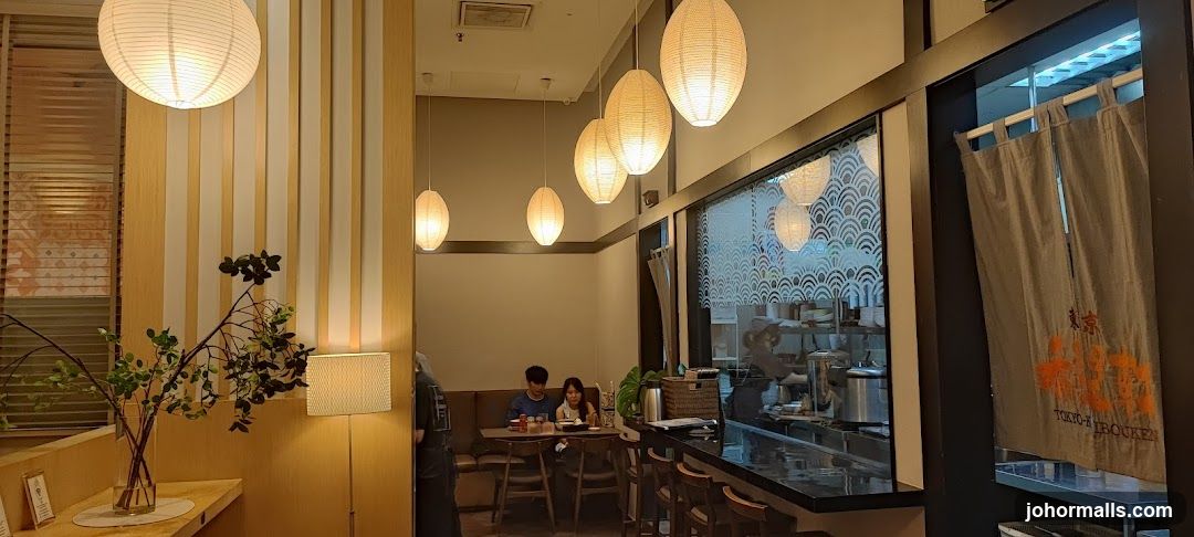 Restaurant Interior with Japanese Decor