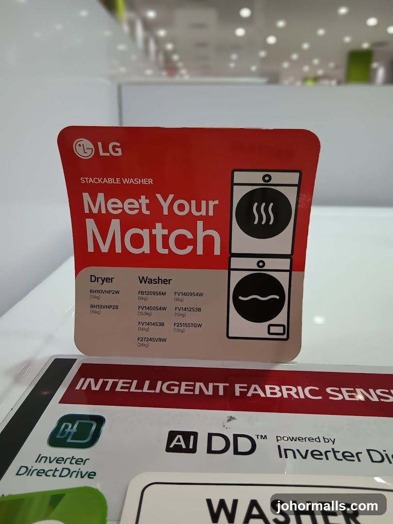 LG Stackable Washer Advertisement