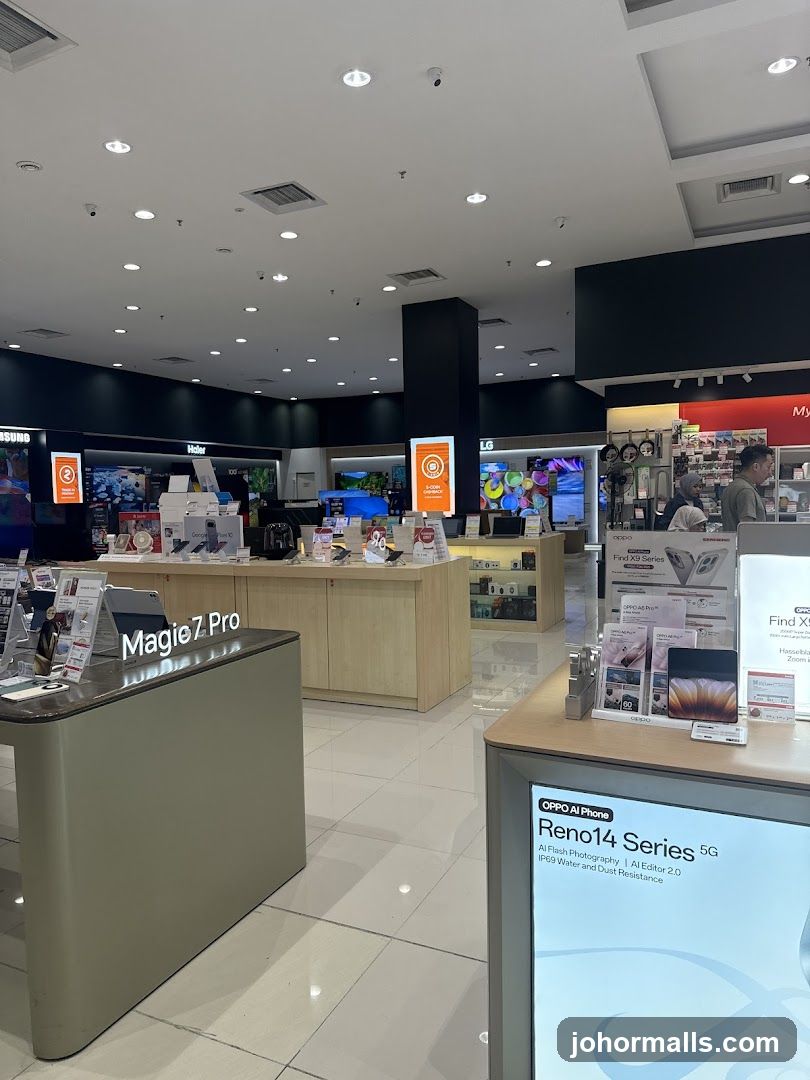 Electronics Store Interior