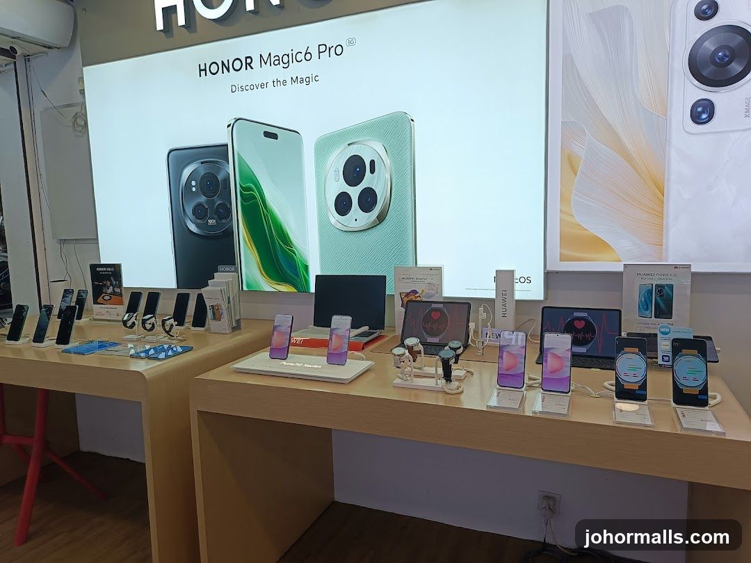 Honor and Huawei Product Display