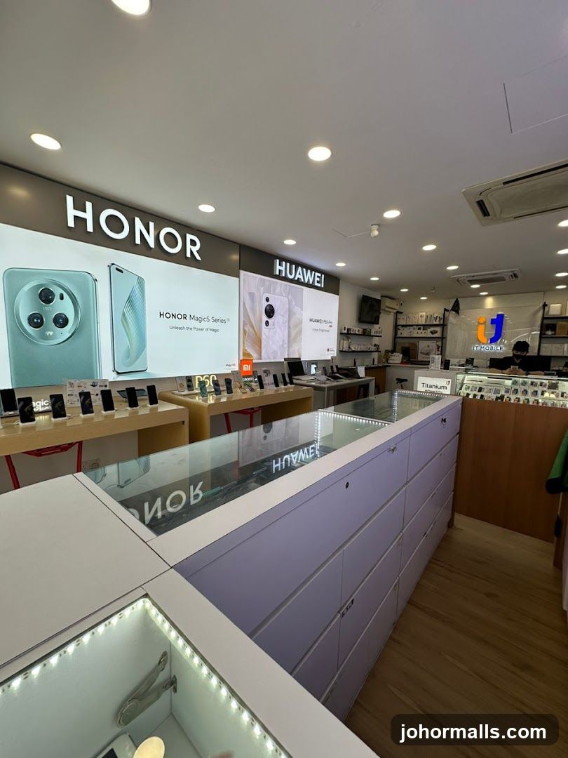 Mobile Phone Store Interior