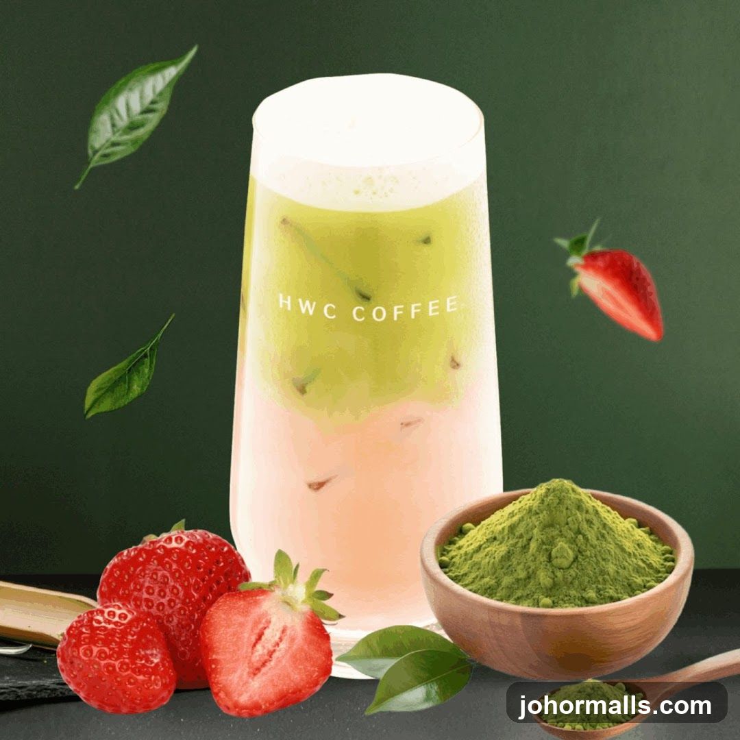 Strawberry Matcha Latte