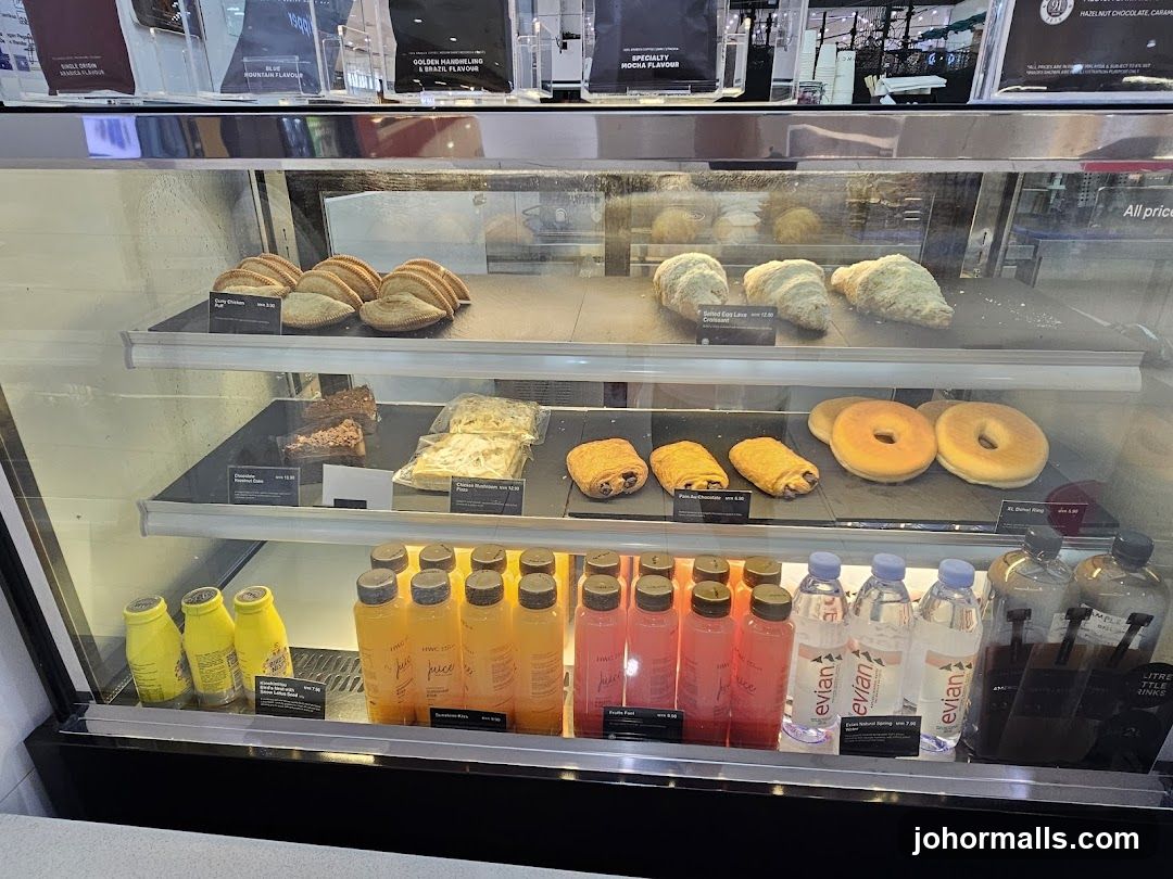 Pastries and Drinks Display