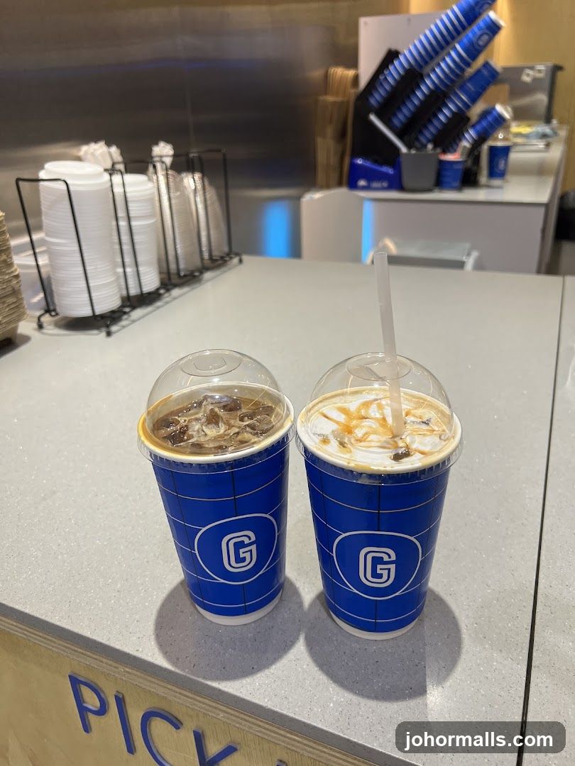 Two Iced Coffee Drinks