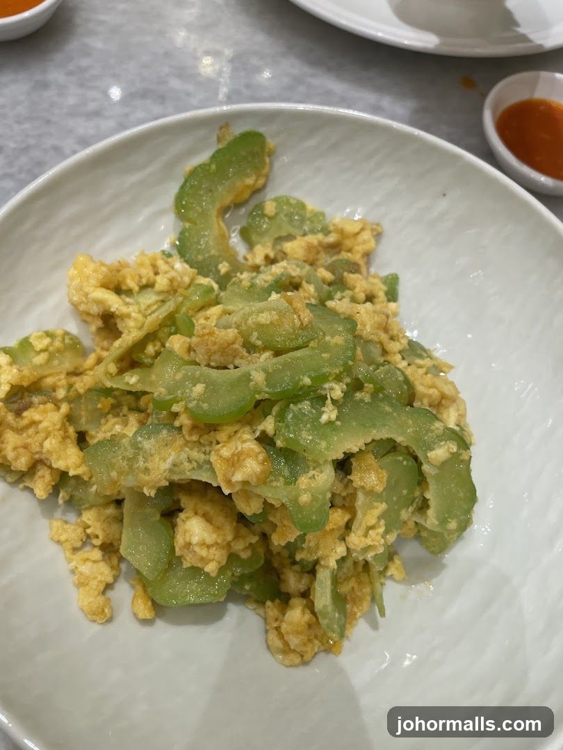 Bitter Melon with Scrambled Eggs