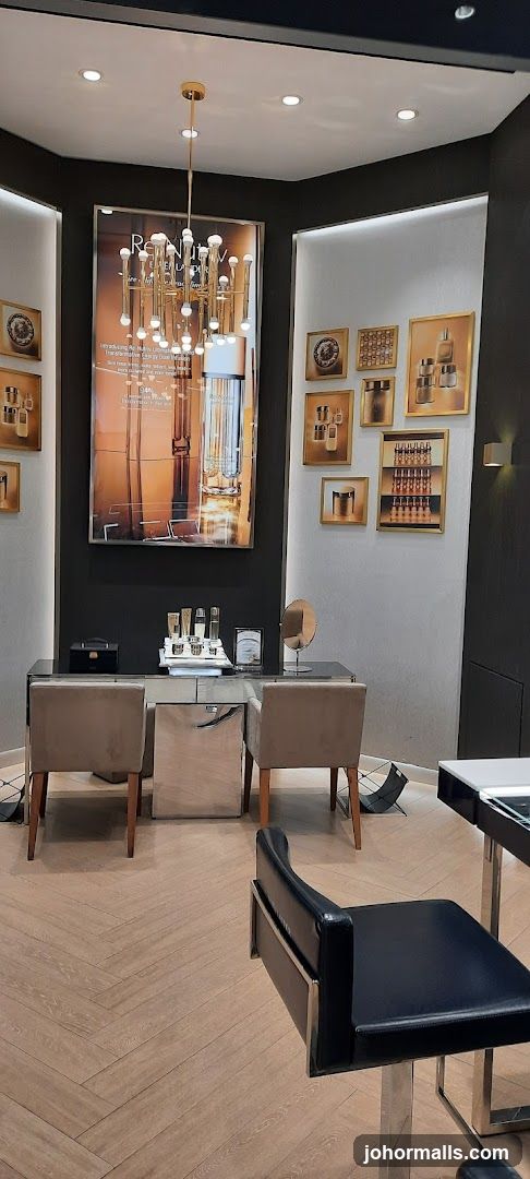 Cosmetics display and consultation area