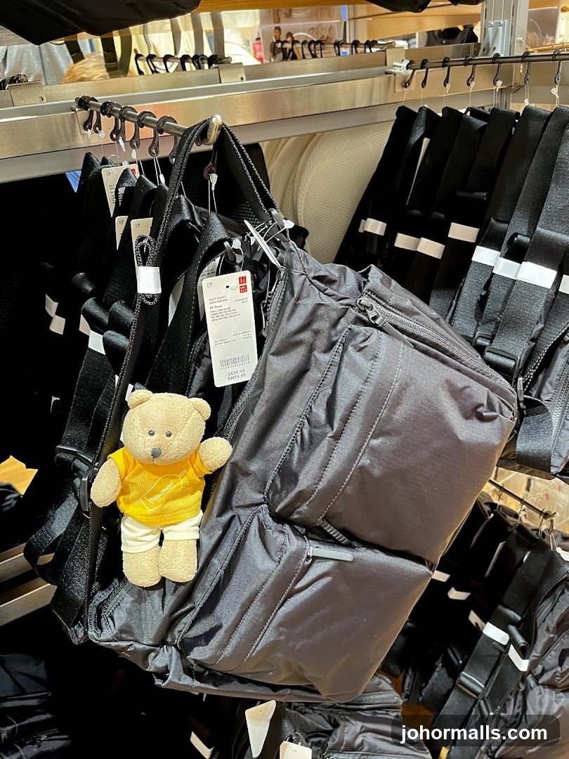 Teddy Bear Keychain on Bag