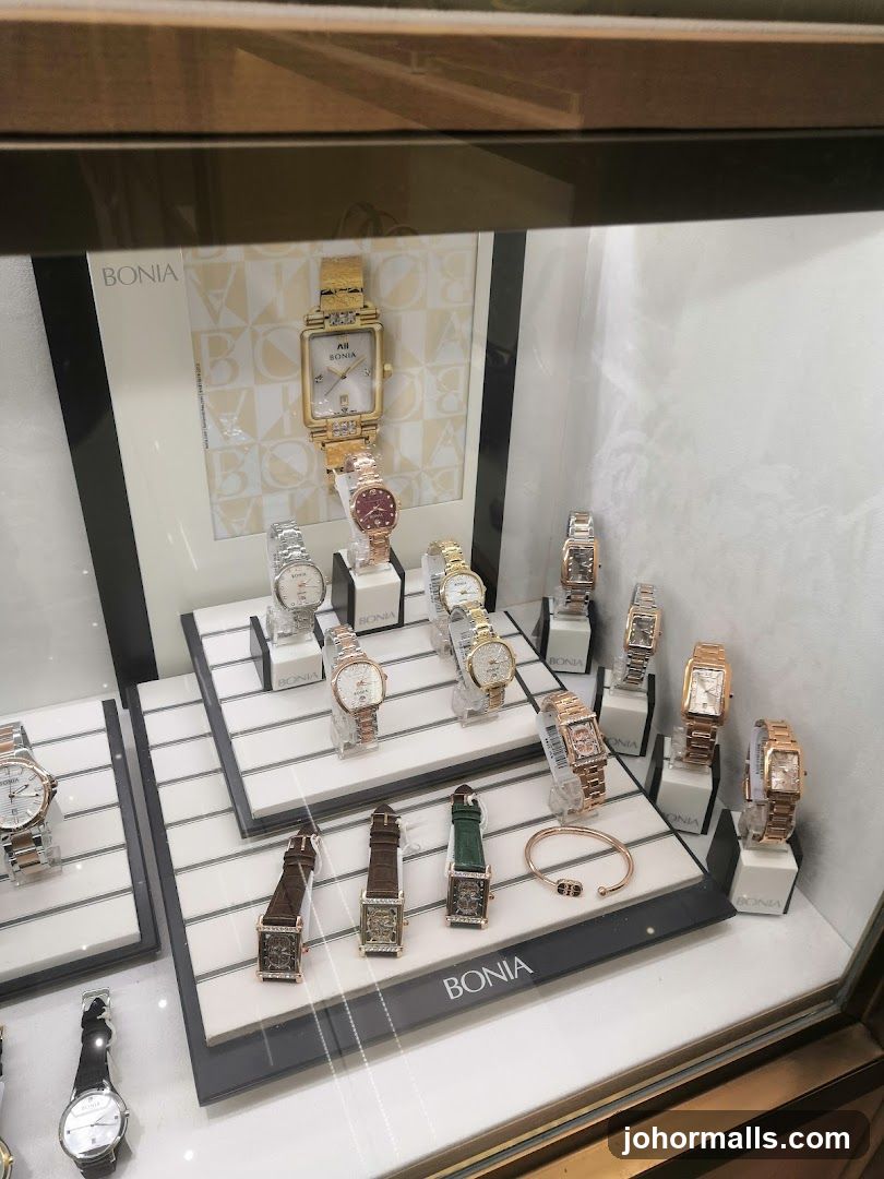 Bonia Watches Display