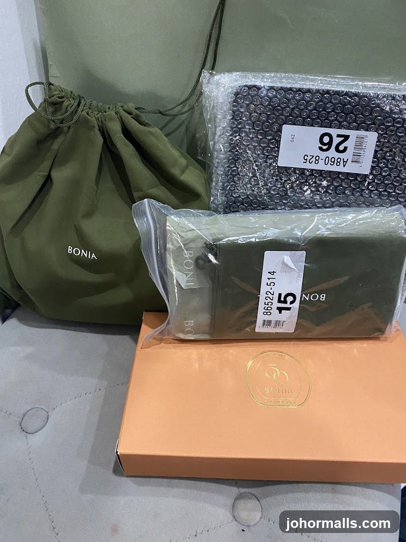 Bonia branded items