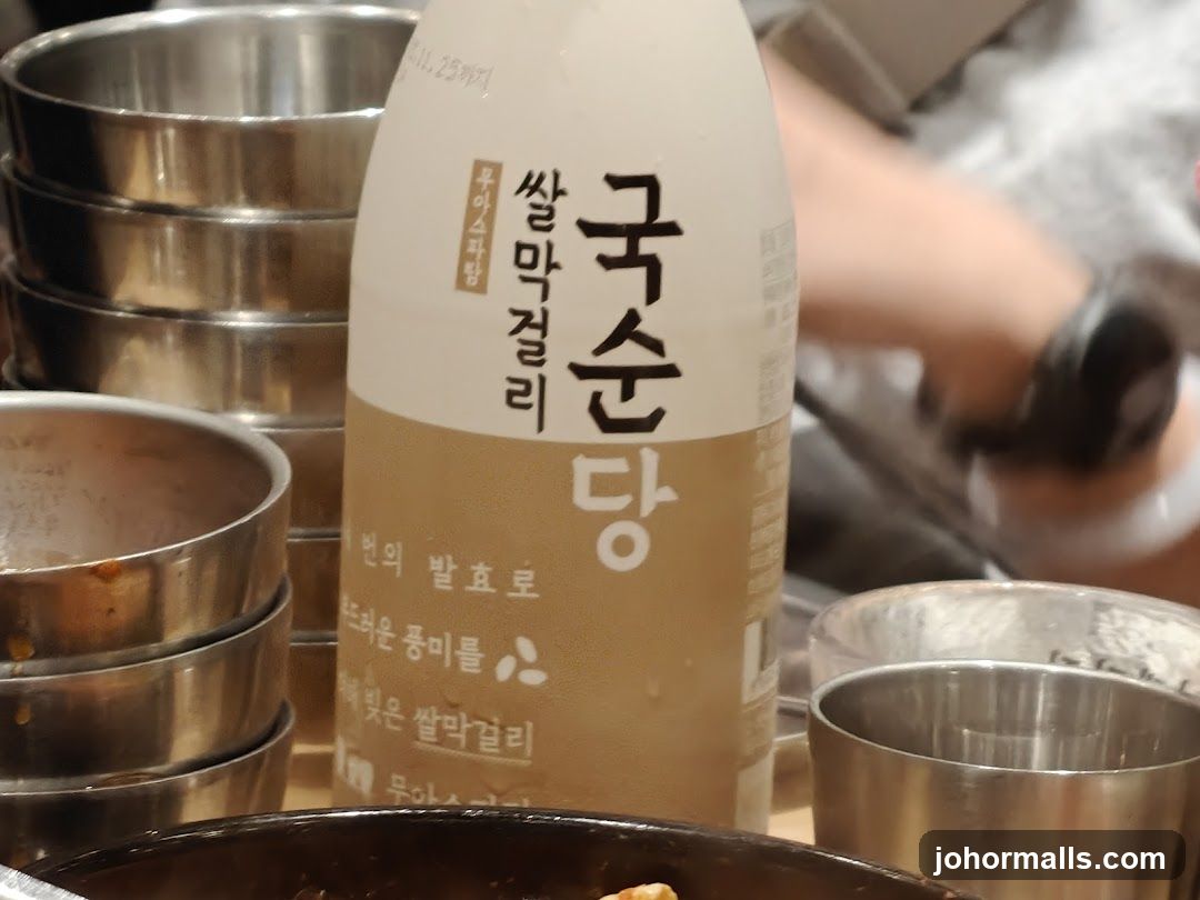 Bottle of Makgeolli