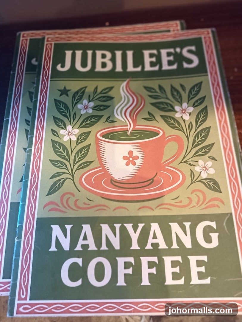 Jubilee's Nanyang Coffee Menu