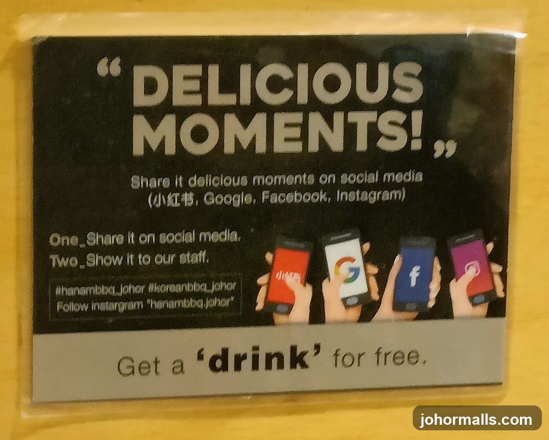 Advertisement for a promotion