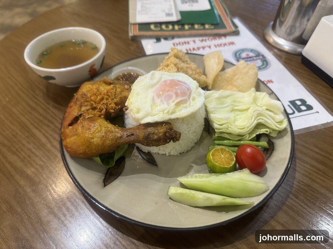 Fried Chicken Rice Set