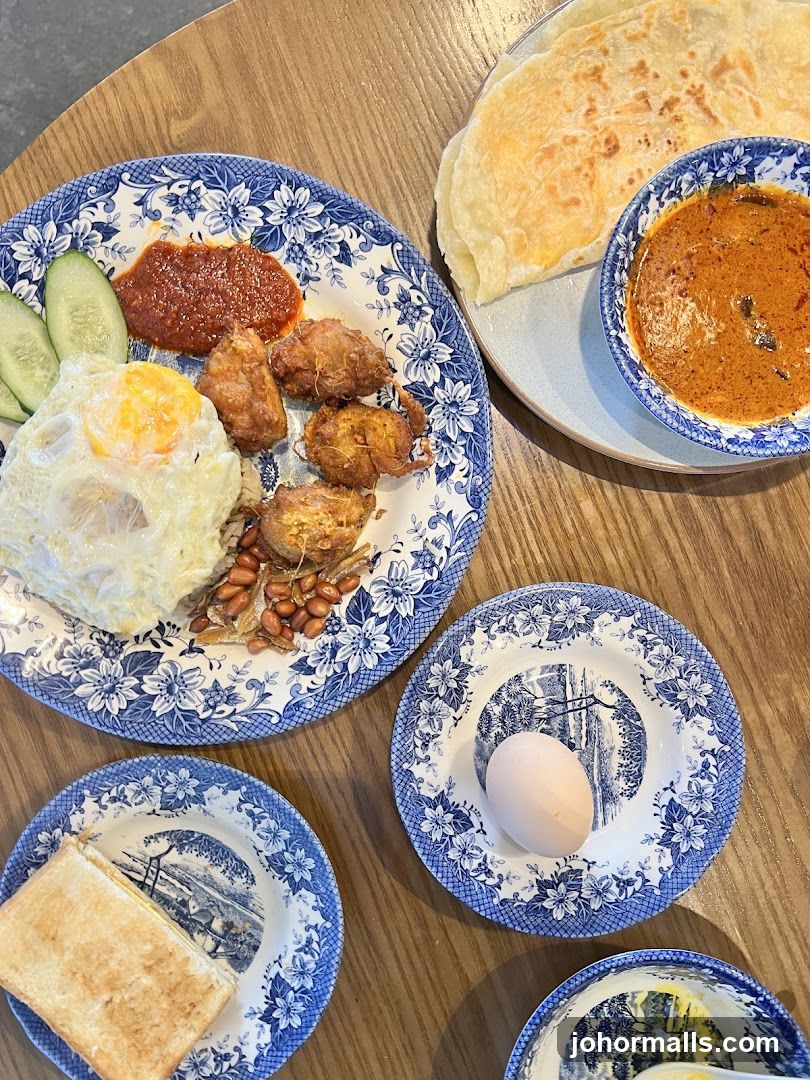 Nasi Lemak and Roti Canai