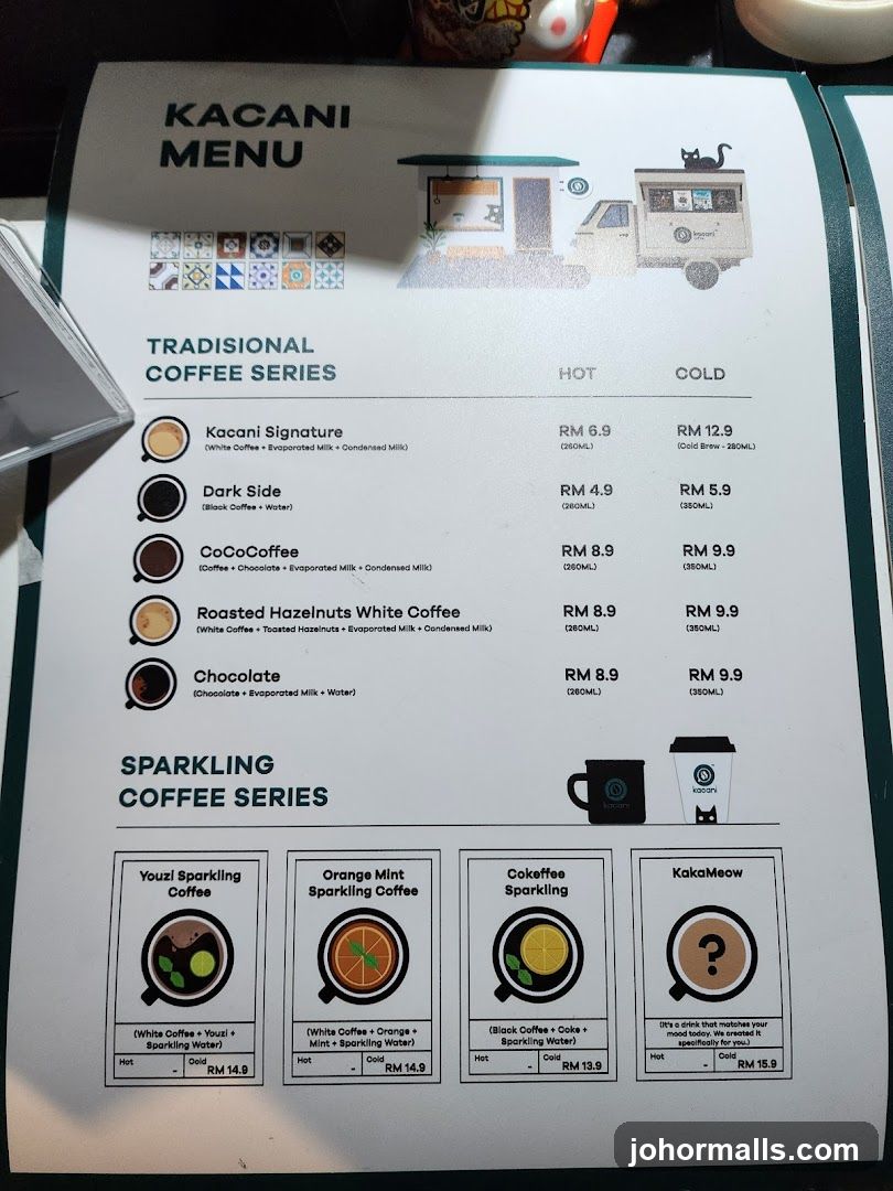 KACANI MENU
