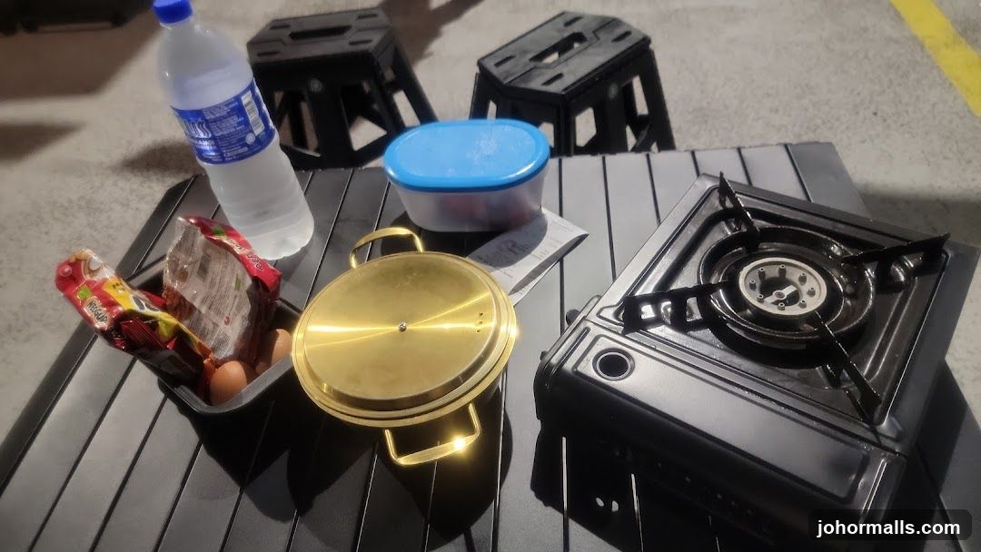 Portable Cooking Setup