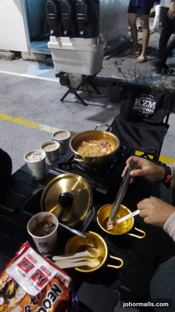 Outdoor Cooking Setup