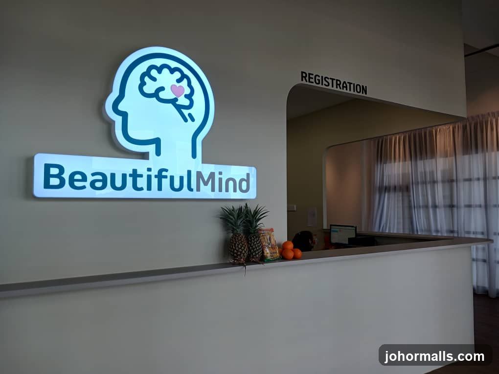 Reception Area with Logo