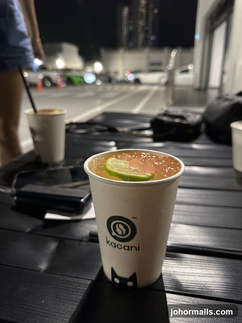 Beverage with Lime Slice