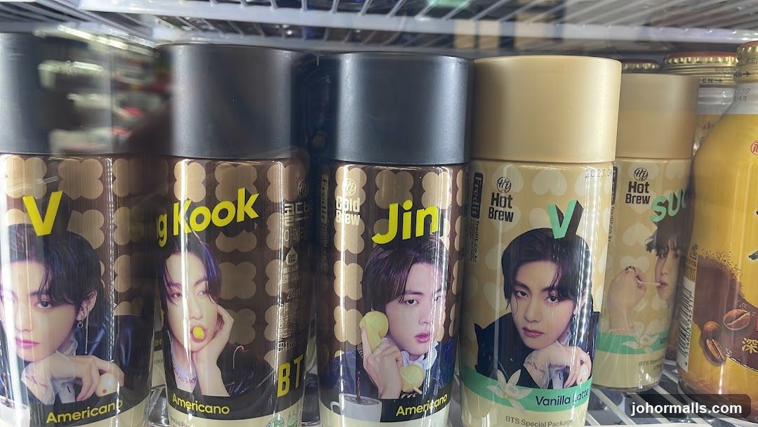 BTS Themed Coffee Drinks
