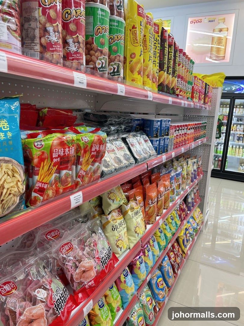 Snack Aisle in a Store