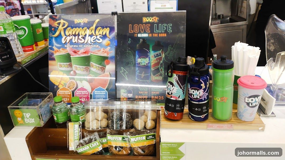 Boost Drink and Snack Display
