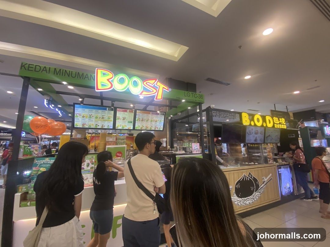 Boost Juice Bar and B.O.D. Food Stall